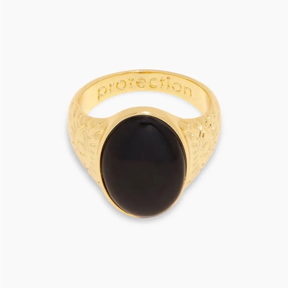 Power Gemstone Ring (Black Onyx)